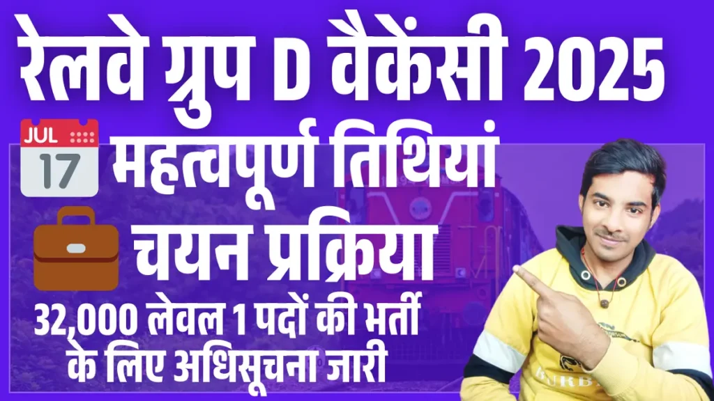 RRB Group D Vacancy 2025